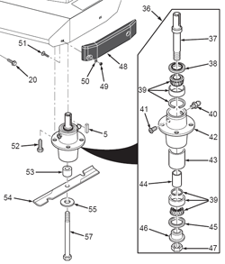 Outdoor power equipment Service parts